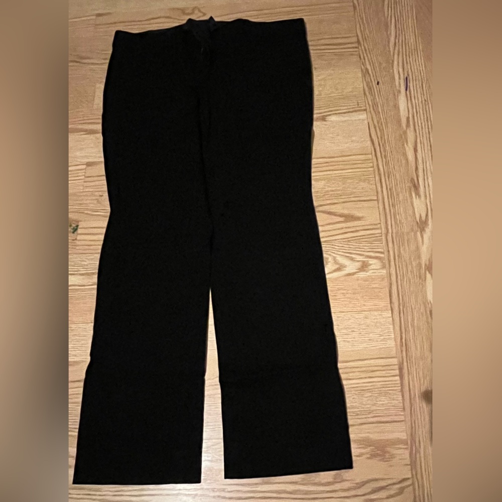 Banana Republic Black Trousers with Red Accent
